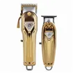 Máquina de Cortar Cabelo Perfect Beauty Pack Gold Clipper + Trimmer