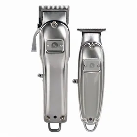 Máquina de Cortar Cabelo Perfect Beauty Pack Silver Clipper + Trimmer