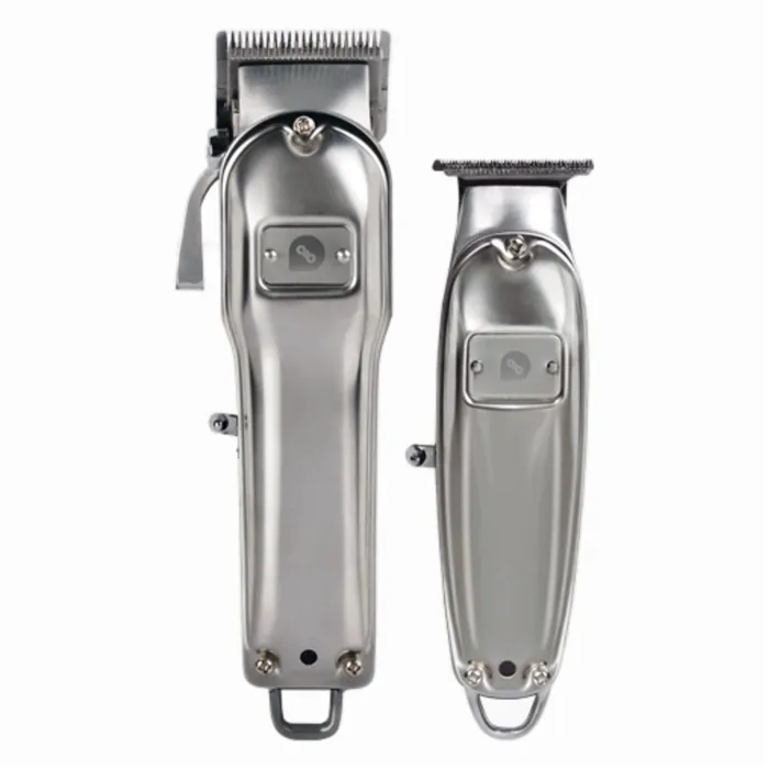 Máquina de Cortar Cabelo Perfect Beauty Pack Silver Clipper + Trimmer