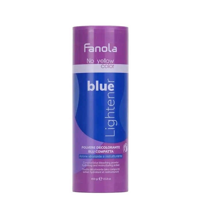 Fanola No Yellow Pó Descolorante Sem Amoníaco Azul 450g