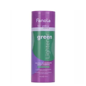 Fanola No Yellow Pó Descolorante Sem Amoníaco Verde 450g