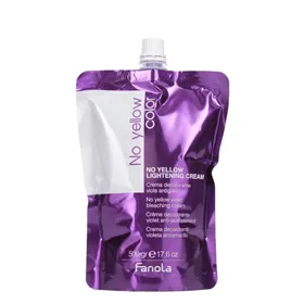 Fanola No Yellow Crema Decolorante Violeta Anti-Amarillo 500g