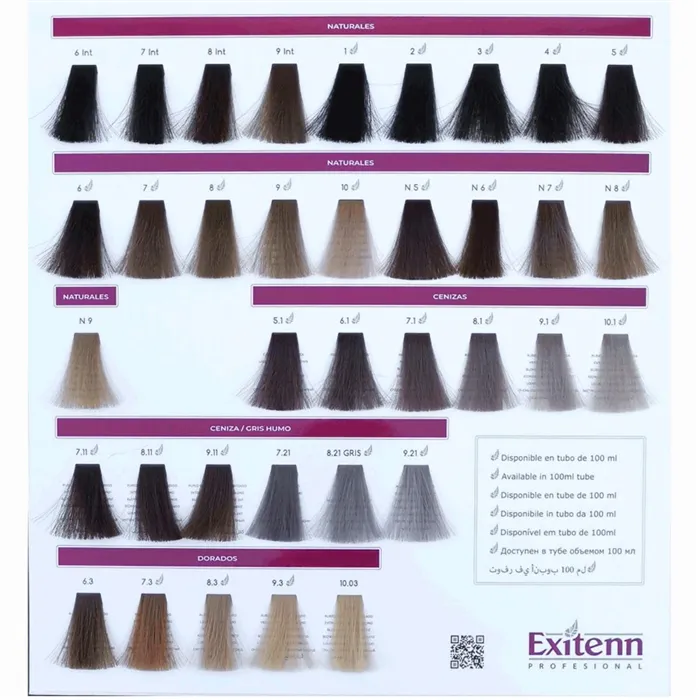 Exitenn Color Creme Tinte Permanente 60ml