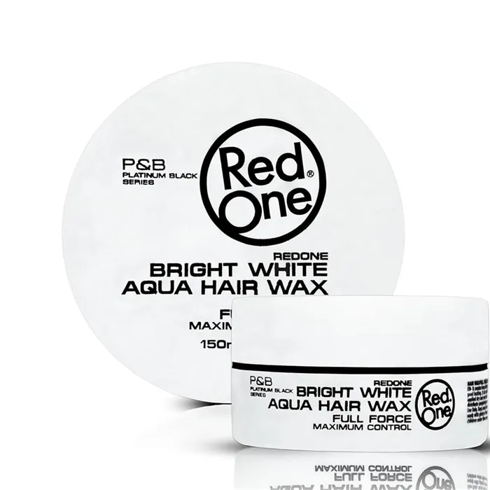 Red One Bright White Aqua Hair Wax 150ml