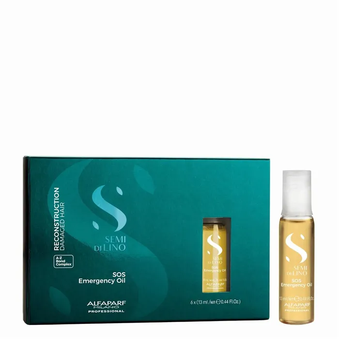 Alfaparf Semi Di Lino Reconstruction SOS Emergency Oil 6x13ml