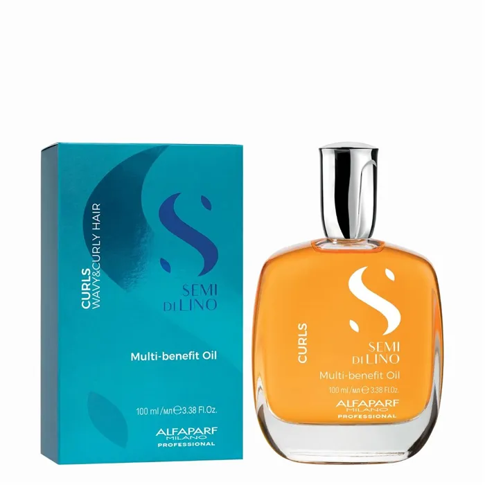 Alfaparf Semi Di Lino Curls Multi Benefit Oil 100ml
