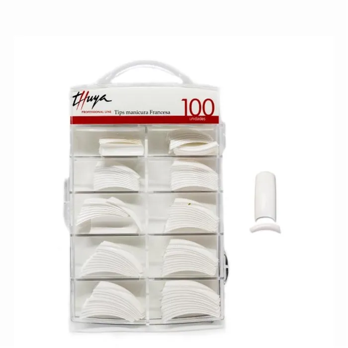 Thuya Tips Manicura Francesa Caja 100uds