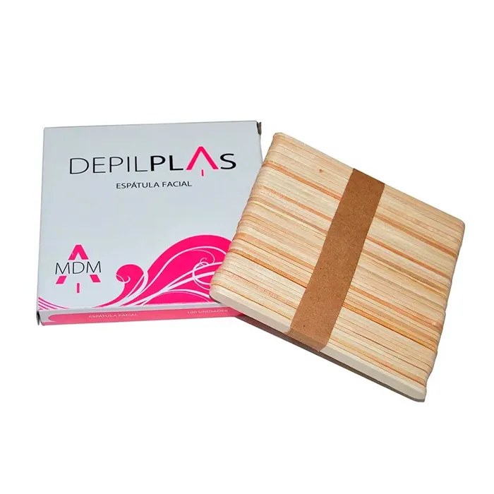 Depilplas Espatula Bigotera 100ud
