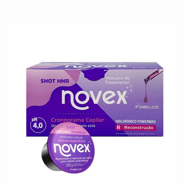 Novex Powermax Shot Masque capillaire 12x20g
