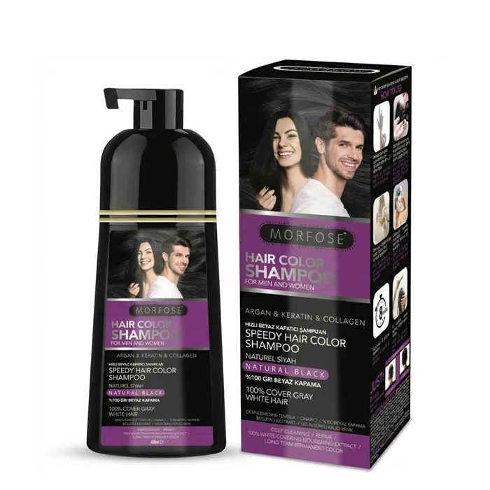 Morfose Hair Color Shampoo Fon Men & Women 420ml