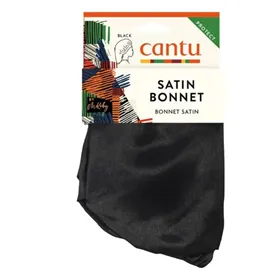Cantu Satin Bonnet Black Classic