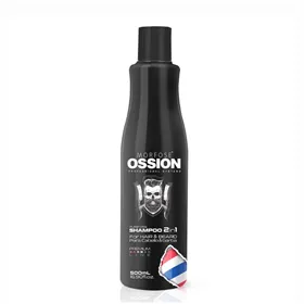 Ossion Champô 2 em 1 Cabelo e Barba 500ml
