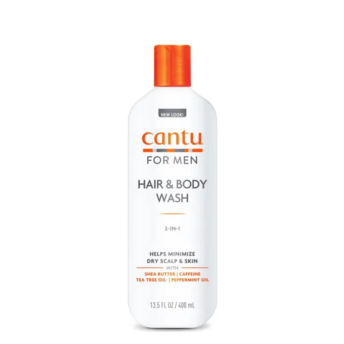 Cantu Mens 3 em 1 Champô Amaciador Lavagem Corpora 400ml