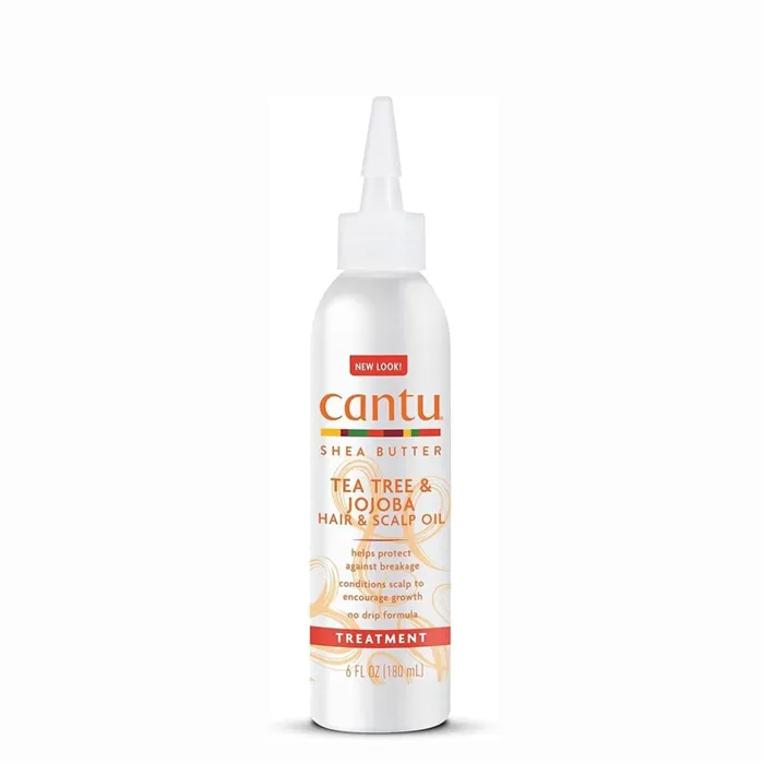 Óleo Capilar e para Couro Cabeludo de Chá Verde, Jojoba e Manteiga de Karité Cantu 180ml