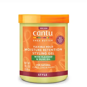 Cantu Natural Flaxseed & Olive Oil Retention Styling Gel 524 g