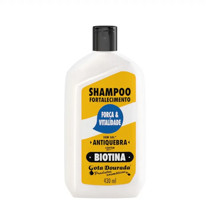 Gota Dourada Champô Fortalecimento Biotina 430ml