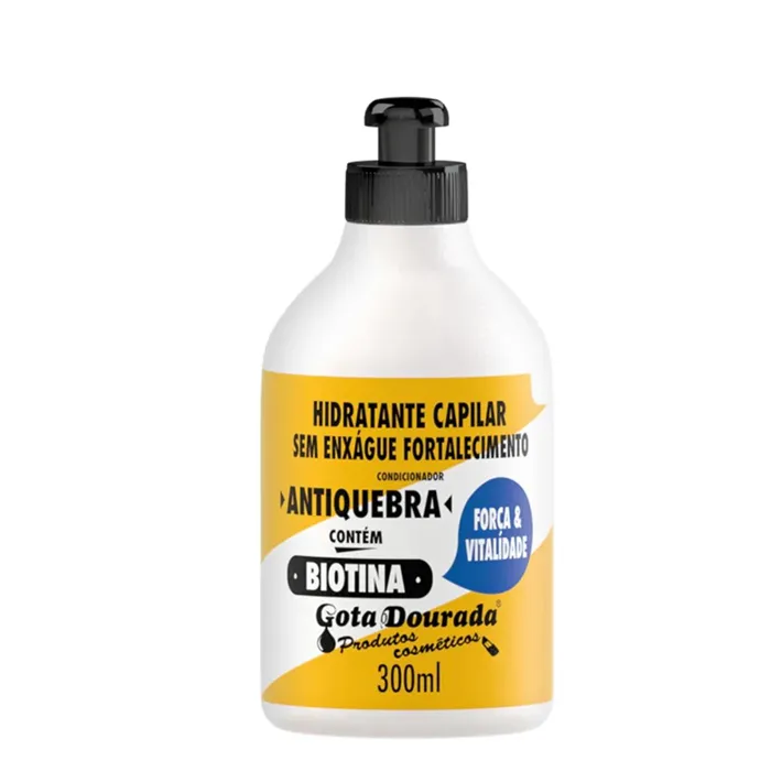 Gota Dourada Creme Pentear Fortalecimento Biotina 300ml