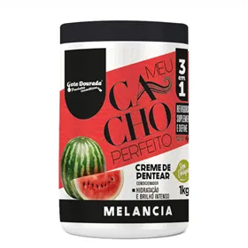 Gota Dourada Creme Pentear Meu Cacho Perfeito Melancia 1kg