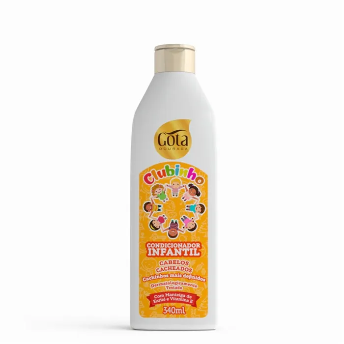 Gota Dourada Après-shampoing Clubinho Boucles 340 ml