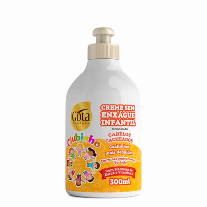 Gota Dourada Creme Pentear Clubinho Cacheados 300ml