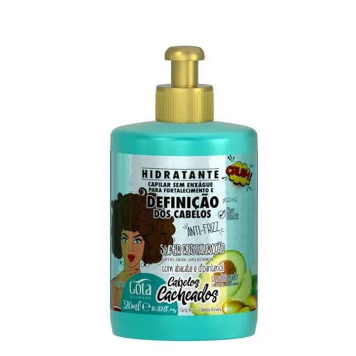 Gota Dourada Creme Pentear Fortalecimiento Cacheados 320ml