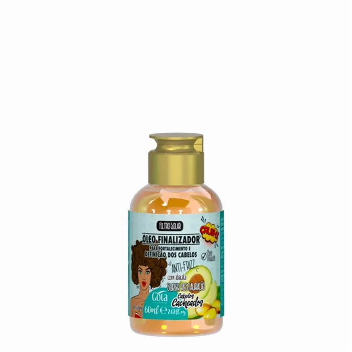 Gota Dourada Óleo Finalizador Fortalecimento Cacheados 60ml