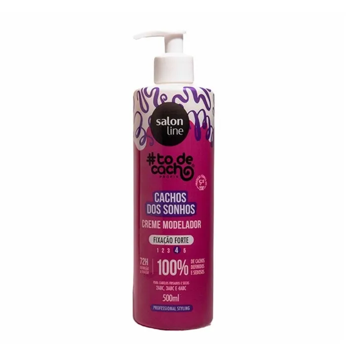Salon Line To de Cacho Crème Modélisante Boucles Rêvées 500 ml