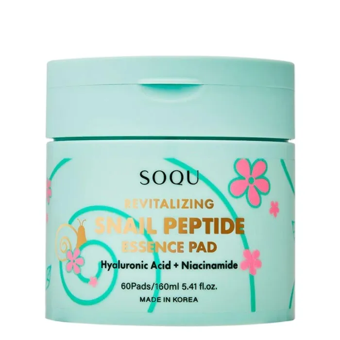 Soqu Revitalizing Snail Peptide Essence Pad 160ml