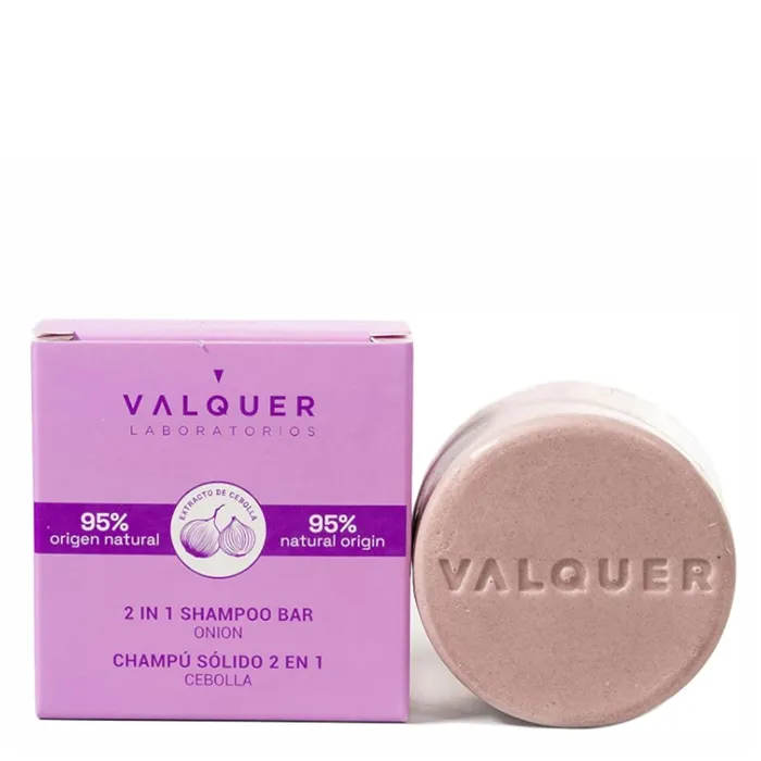 Valquer Champú Solido 2 en 1 Cebolla 70g