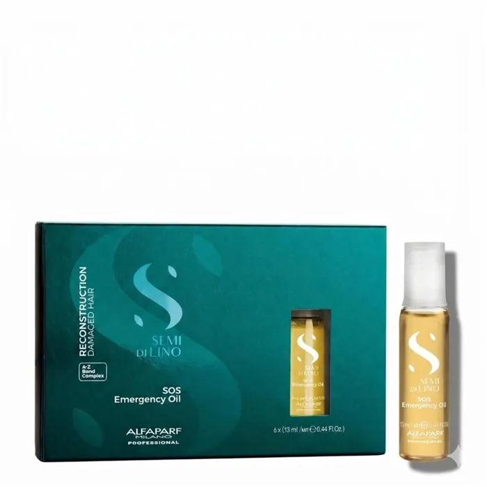 Alfaparf Semi Di Lino Reconstruction SOS Emergency Oil 6x13 ml