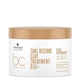 Máscara de Cabelo Schwarzkopf Bonacure Time Restore Tratamento Argila