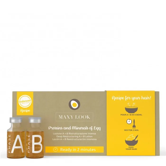 Maxy Look A+B Intense Restructuring Lotion 5+5x20ml