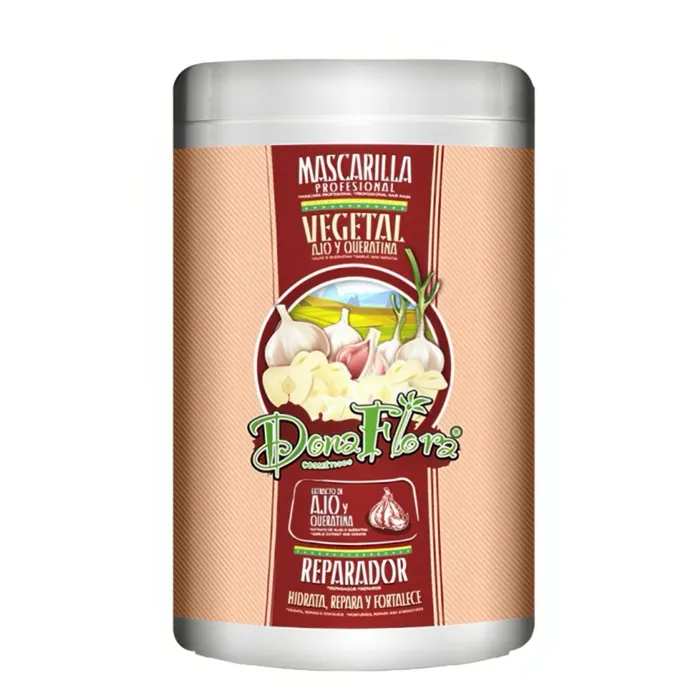 Dona Flora Máscara Reparadora Vegetal de Alho e Queratina 1000ml