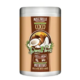 Dona Flora Masque pour cheveux secs Coco & Argan 1000 ml
