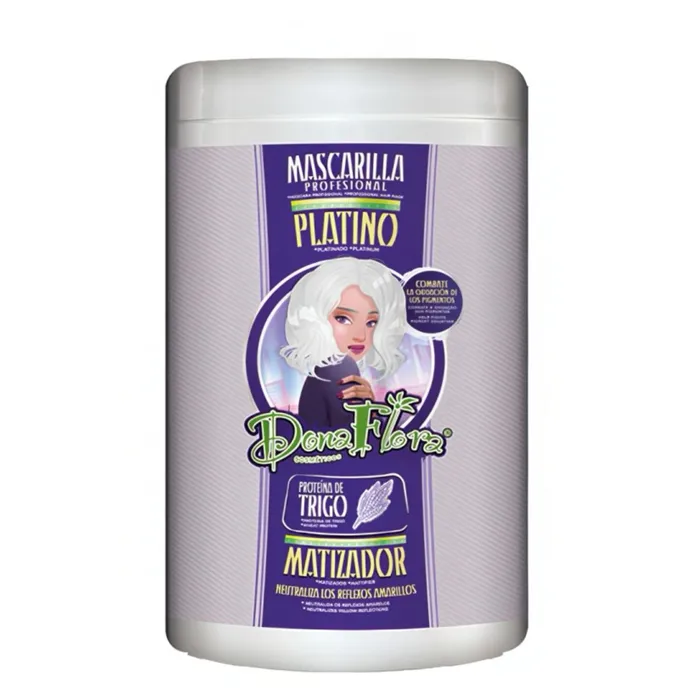 Dona Flora Mascarilla Matizador Platino 1000ml