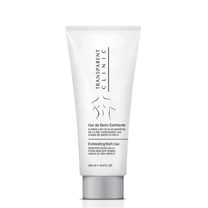 Gel douche exfoliant Transparent Clinic Body 200 ml