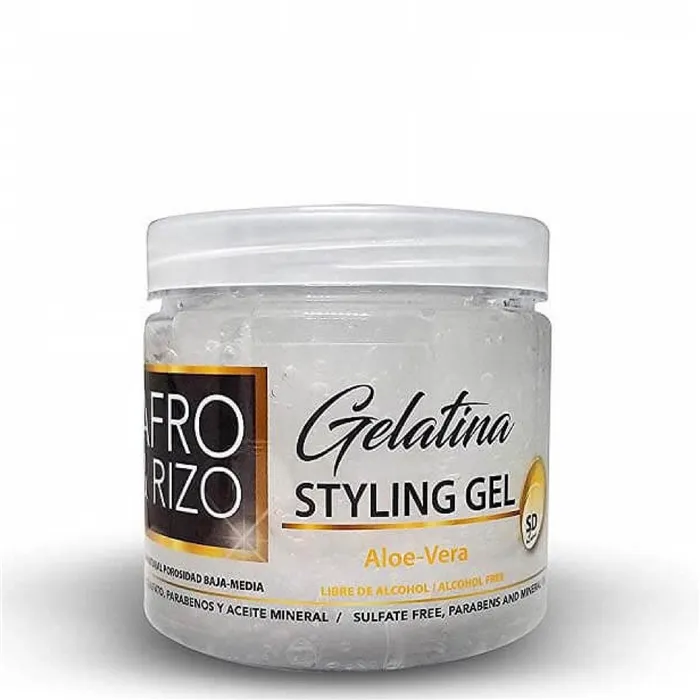 Afro & Rizo Gelatina Con Aloe Vera 16oz