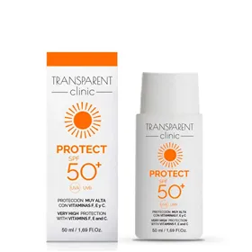 Transparent Clinic Protect Emulsion Solar FPS 50+ 50ml