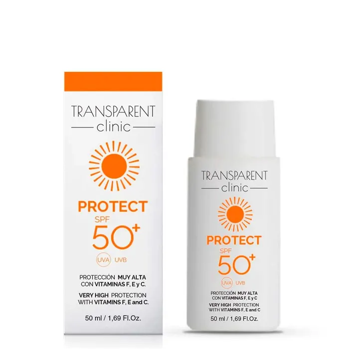 Transparent Clinic Protect Emulsion Solar FPS 50+ 50ml