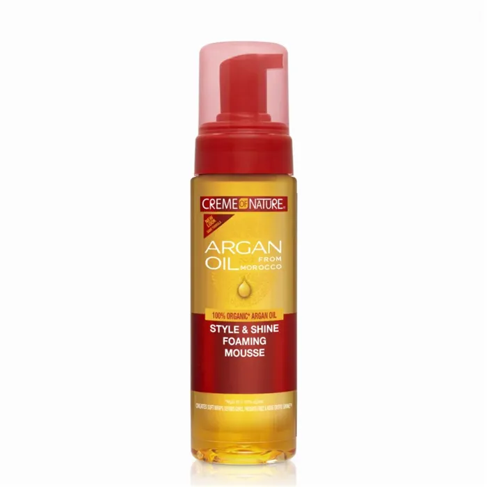 Creme Of Nature Argan Oil Style & Shine Foaming Mousse 207ml