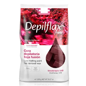 Depilflax Cera Depilatoria Baja Fusion 1000gr