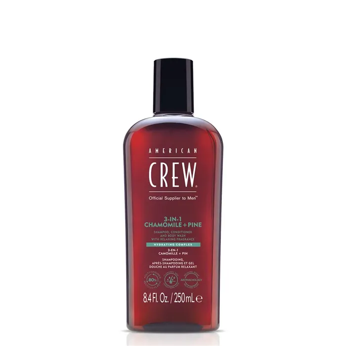 American Crew 3-in-1 Apaisant Camomille + Pin