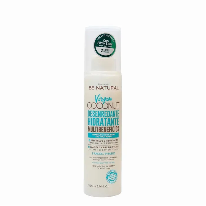 Be Natural Virgin Coconut Tratamiento Anti Frizz 200ml