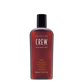 American Crew 3 em 1 Classic Champô, Amaciador e Gel de Banho