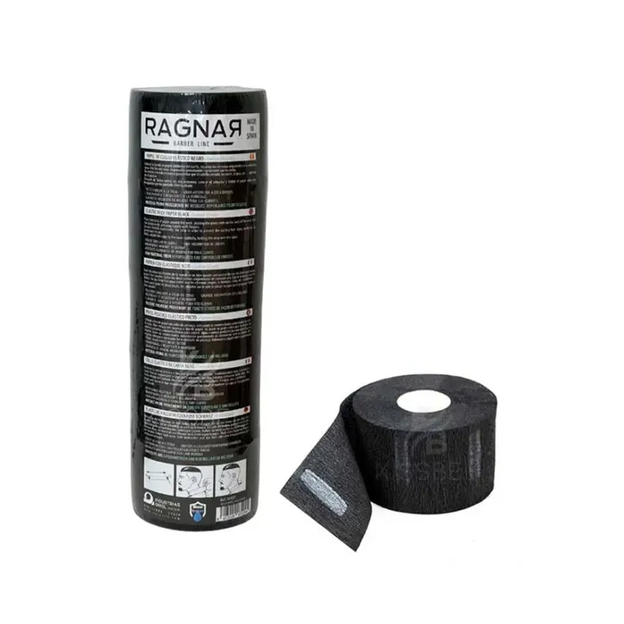 Papier de col noir Barber Line 5uds