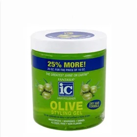 IC Fantasia Hair Polisher Olive Styling Gel 567 g