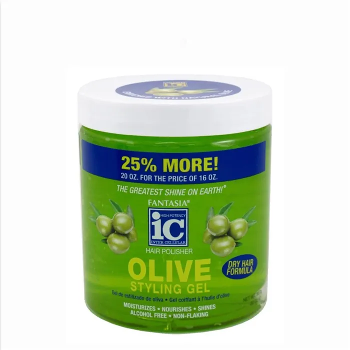 IC Fantasia Hair Polisher Olive Styling Gel 567g