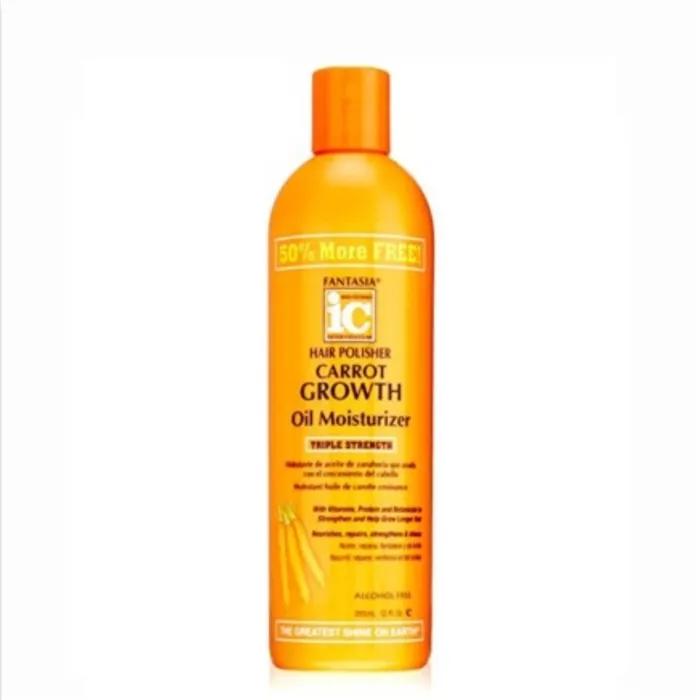 IC Fantasia Hair Polisher Carrot Oil Moisturizer Triple Strength 355ml