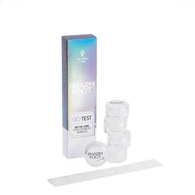 Conjunto de Frascos Pharm Foot Go Test para Amostras de Cosmética