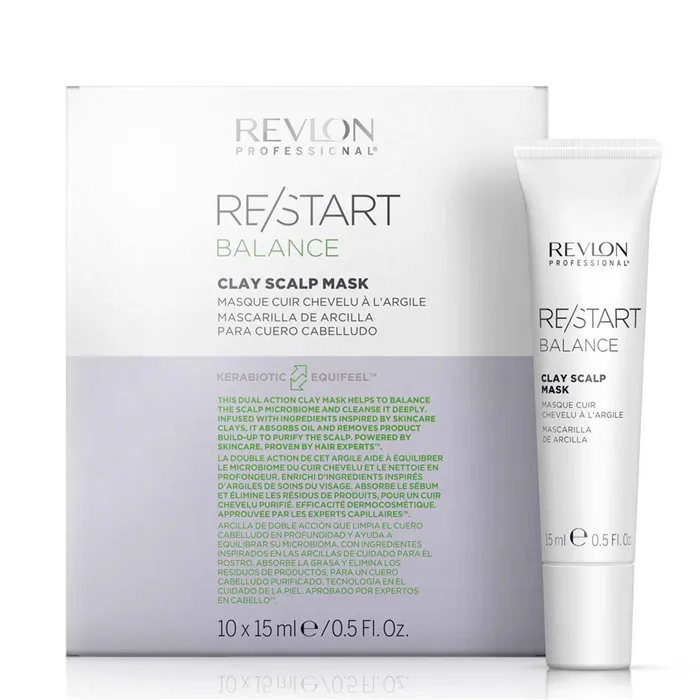 Revlon Restart Balance Máscara de Argila 10x15ml
